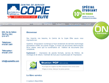 Tablet Screenshot of copieelite.com